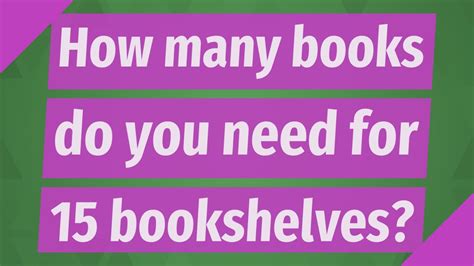 how many books do you need to have a library