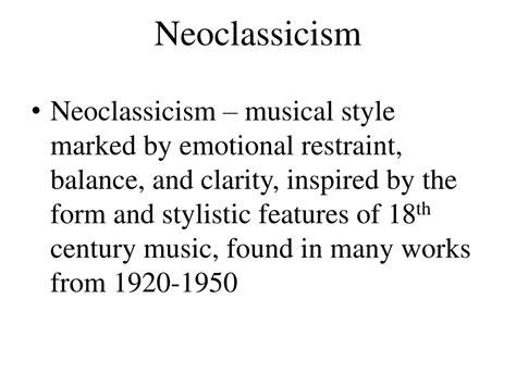 what is neoclassical music and how does it reflect the cultural zeitgeist of the 20th century?